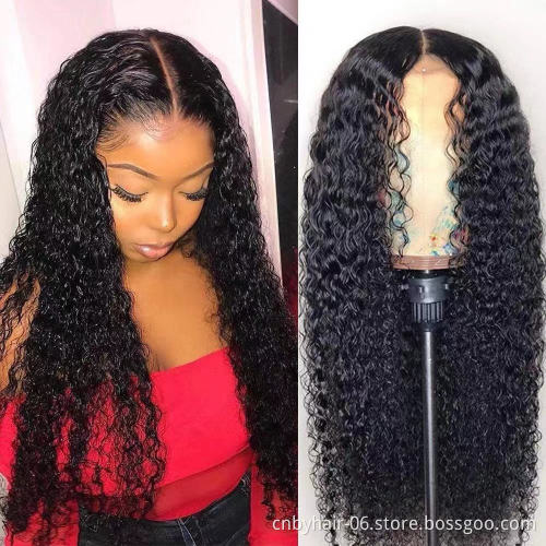 Wholesale 100% Brazilian Human Hair Hd Transparent Swiss Full Lace Wig,Curly Cuticle Aligned Lace Front Wig,360 Lace Frontal Wig